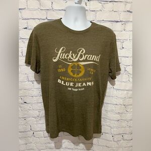 NWT LUCKY BRAND Men's Short Sleeve Graphic Tee T-Shirt Size Medium